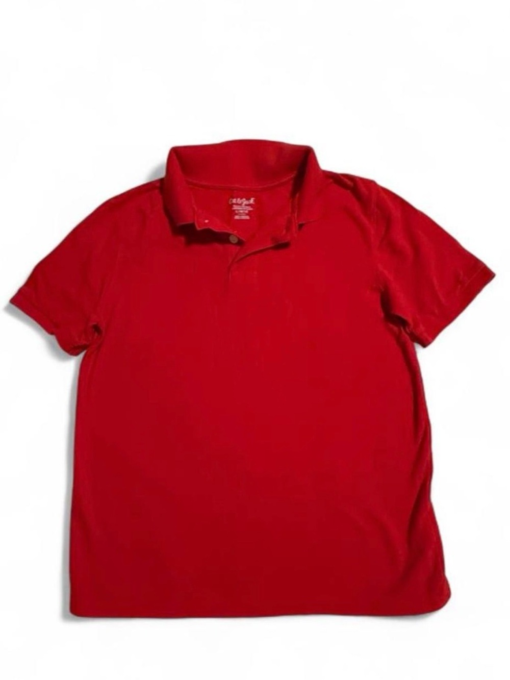 NWOT School Uniform Polo Cat & Jack Kid’s Red Polo Shirt Size L Size 10/12